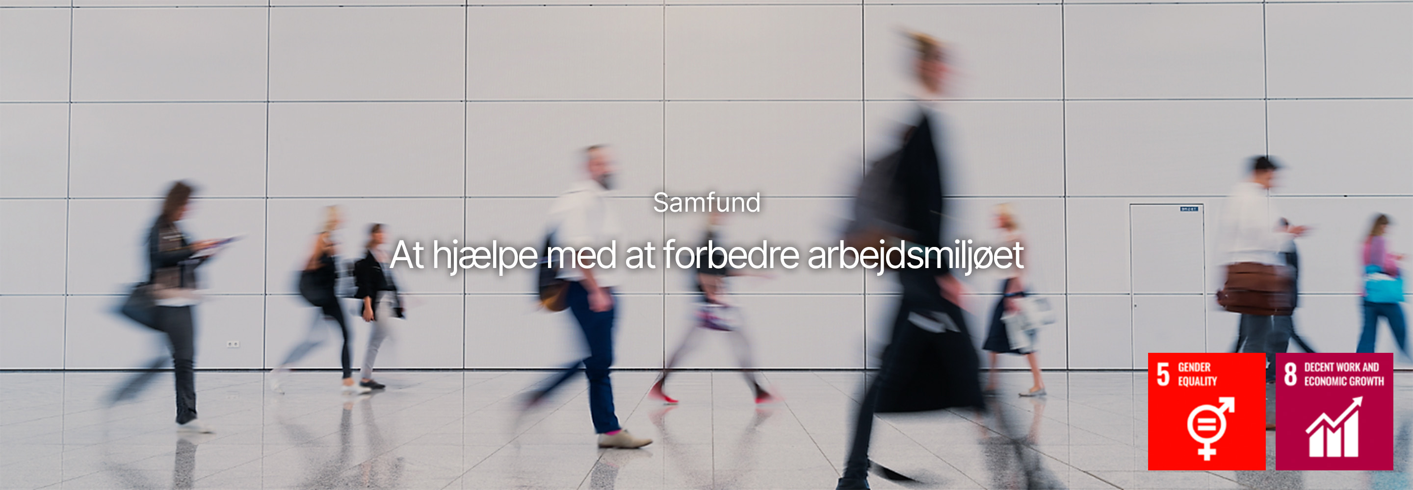 Mennesker Med til at forbedre arbejdsmiljøet