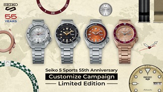 Photo of Seiko 5 Sports 55th Anniversary Customize Campaign Limited Edition