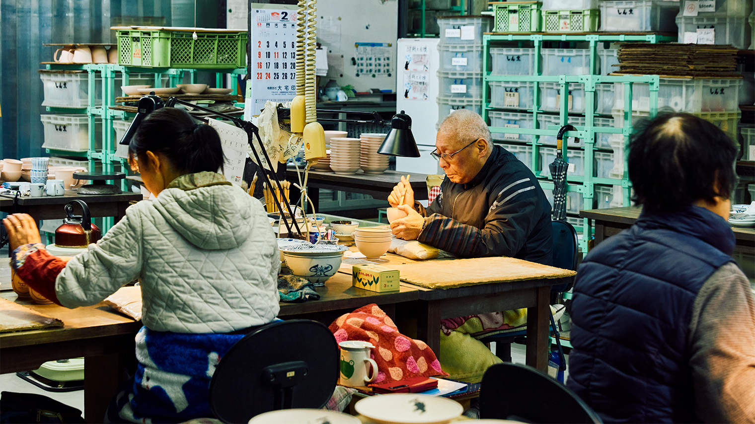 写真 「しん窯」工房内の様子