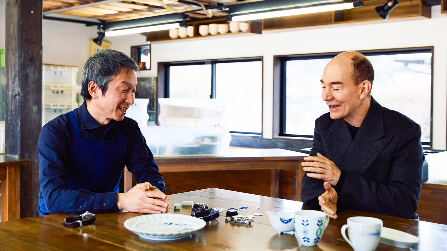 写真 左から、橋口さん、キャンベルさん