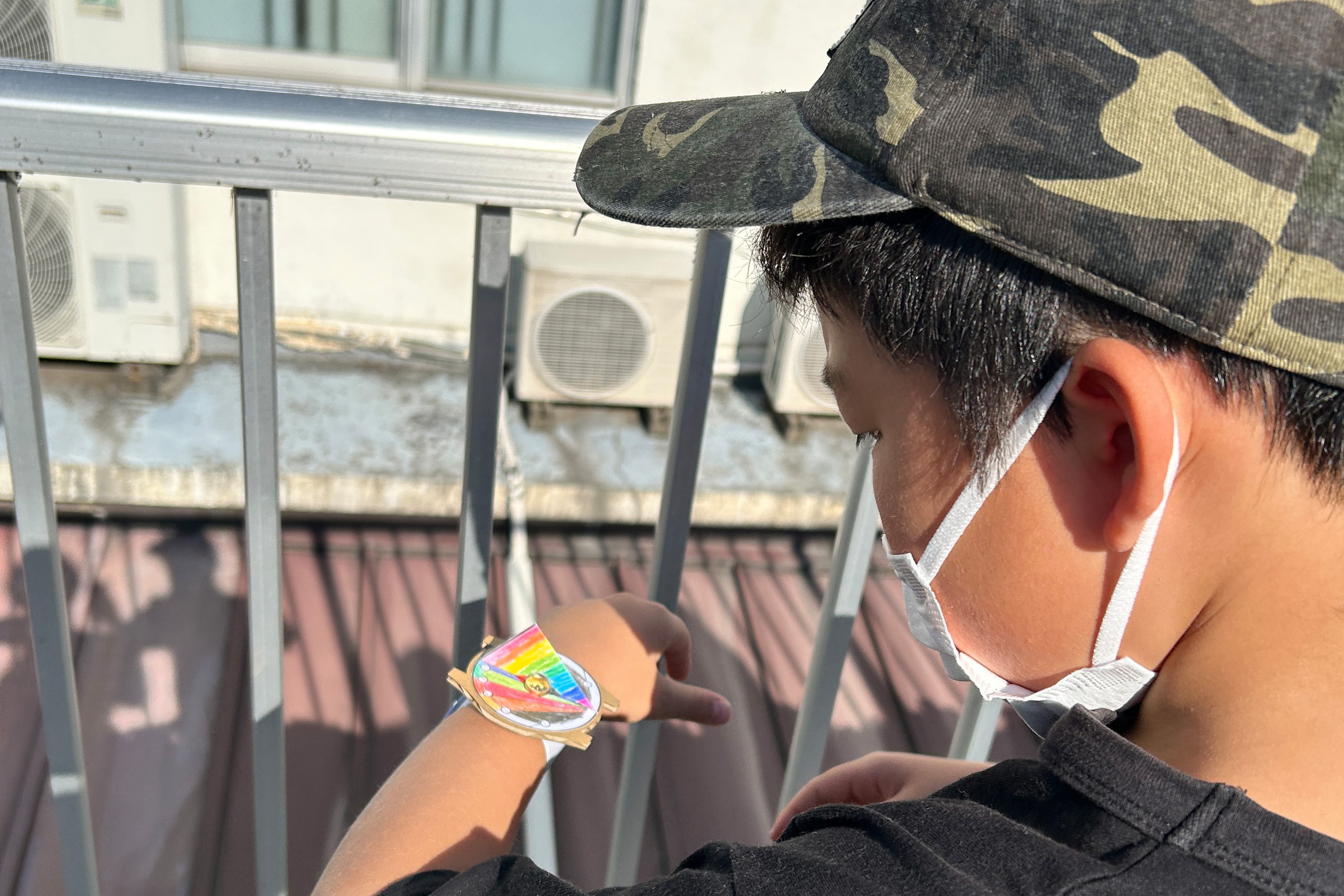 写真:日本 - 青山でのわくわく時計教室の様子