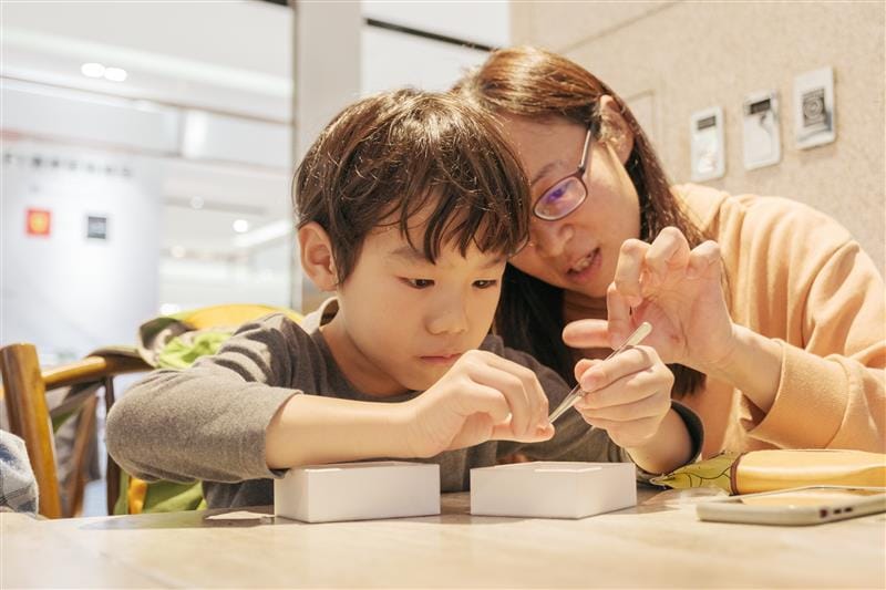 写真:台湾 - 台北でのわくわく時計教室の様子