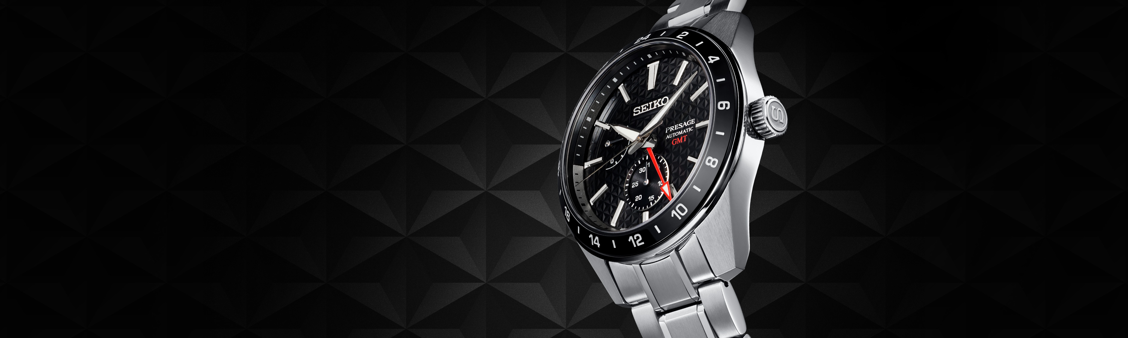 写真：SEIKO PRESAGE Sharp Edged Series GMT