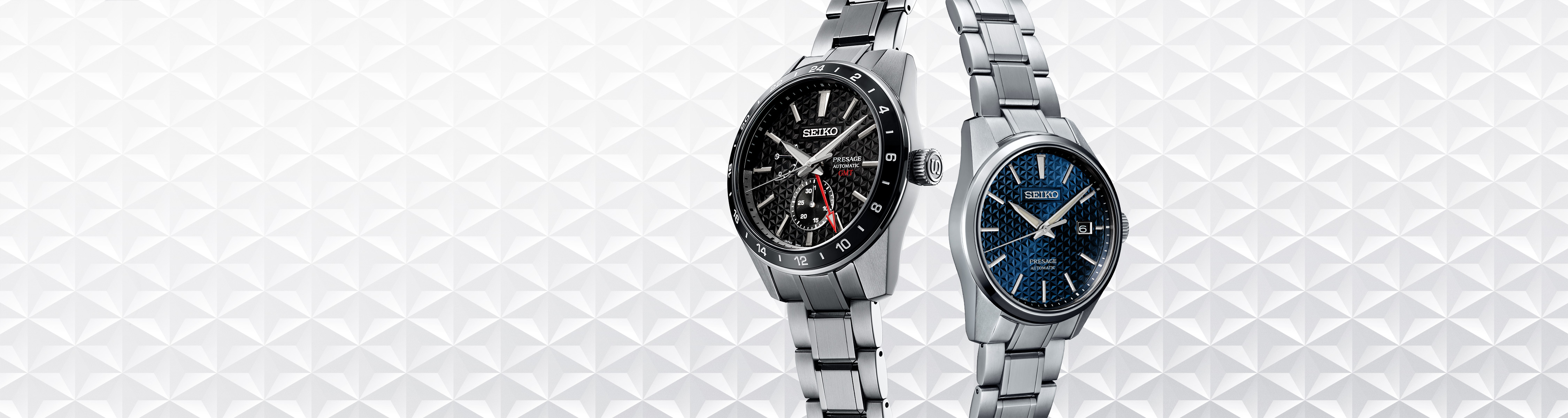 写真：SEIKO PRESAGE Sharp Edged Series