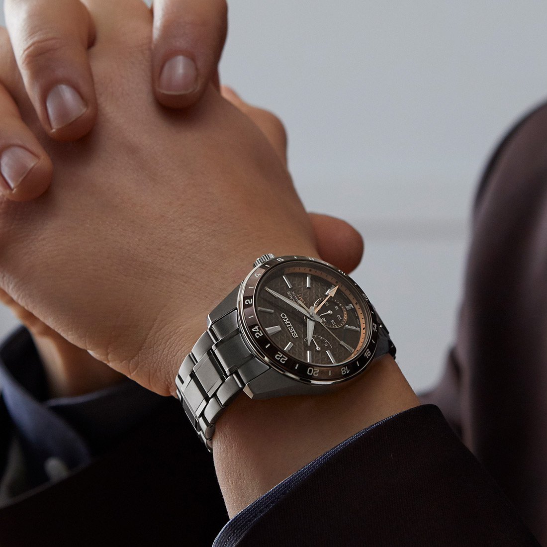 Photo of SEIKO PRESAGE Série Sharp Edged GMT