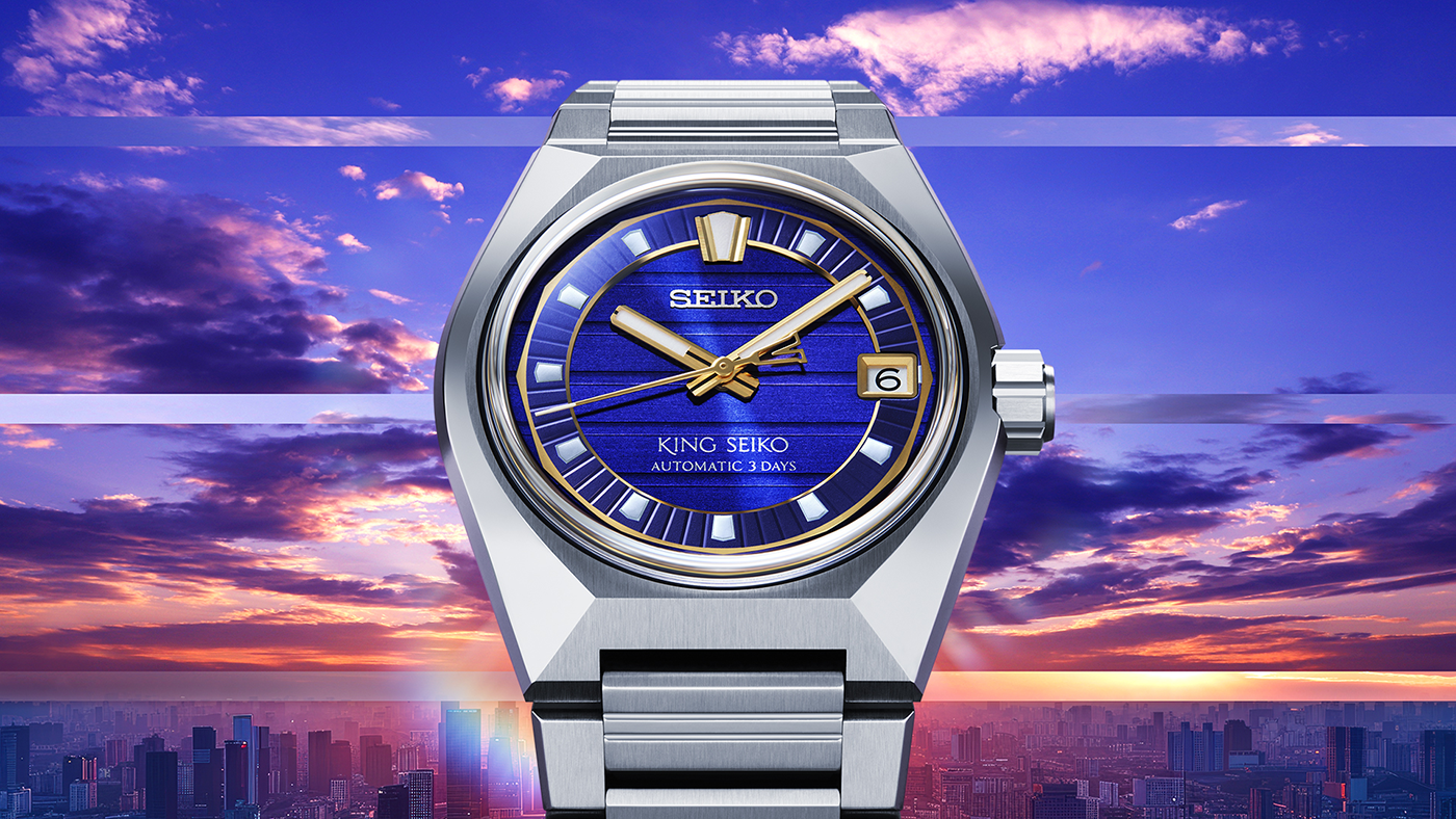 A série VANAC de 1972 regress a King Seiko com um novo design desportivo e elegante.