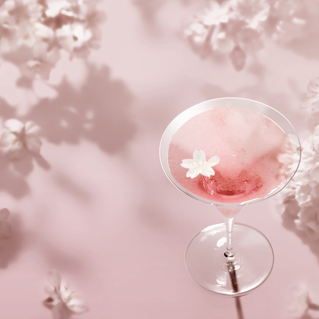 Cocktail Sakura Aviation que inspira o relógio Cockatil Time STAR BAR SRPM06J1.