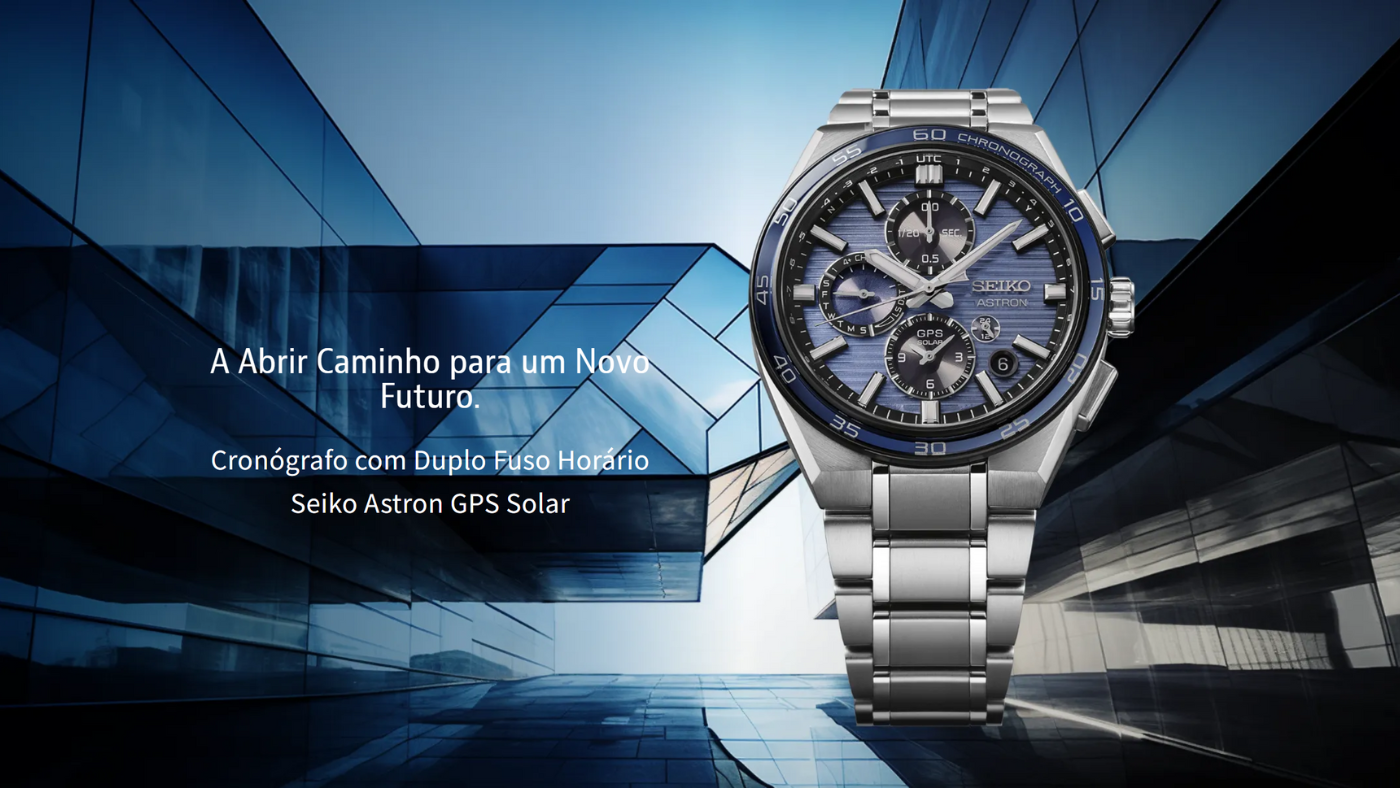 Cronógrafos GPS Solar com Duplo Fuso Horário, modelos Seiko Astron 2025.