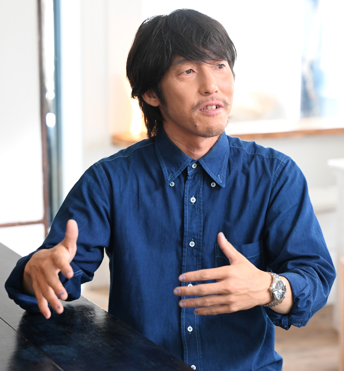 永原レキ，阿波藍監製者，in Between Blues